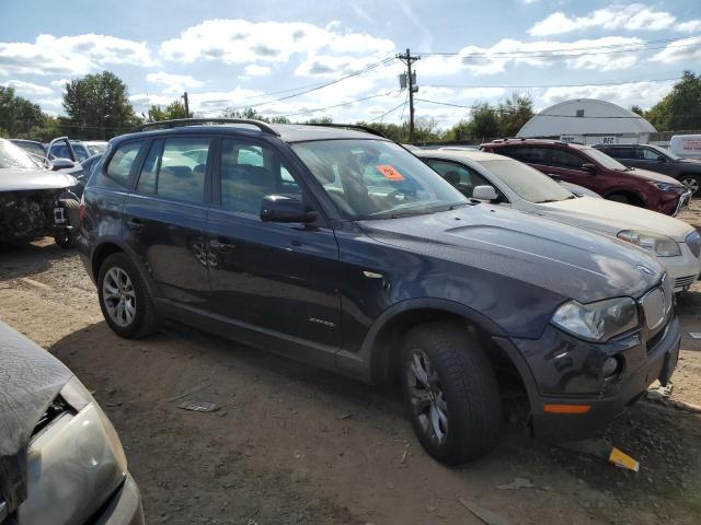 WBXPC93409WJ26350 - 2009 BMW X3 XDRIVE30I BLUE photo 4