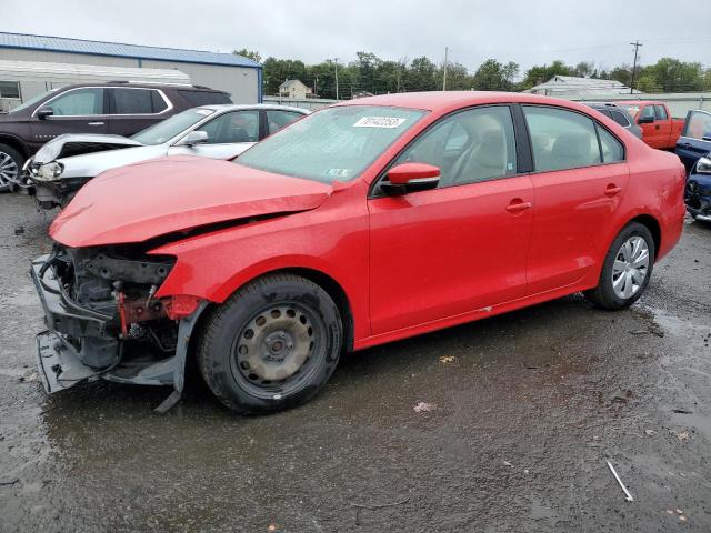 3VWDZ7AJ7BM361990 - 2011 VOLKSWAGEN JETTA SE RED photo 1