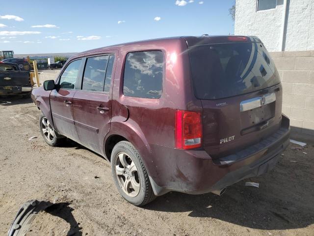 5FNYF3H56EB009040 - 2014 HONDA PILOT EXL MAROON photo 2