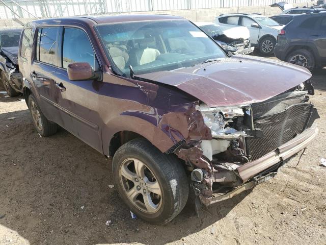 5FNYF3H56EB009040 - 2014 HONDA PILOT EXL MAROON photo 4