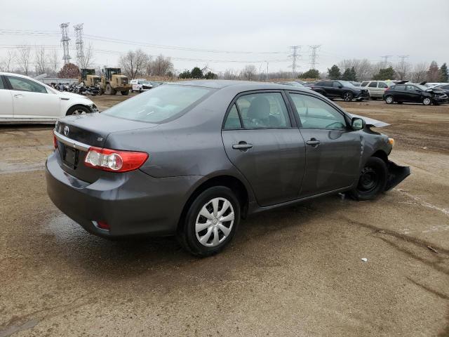 2T1BU4EE9BC582956 - 2011 TOYOTA COROLLA LE BASE GRAY photo 3