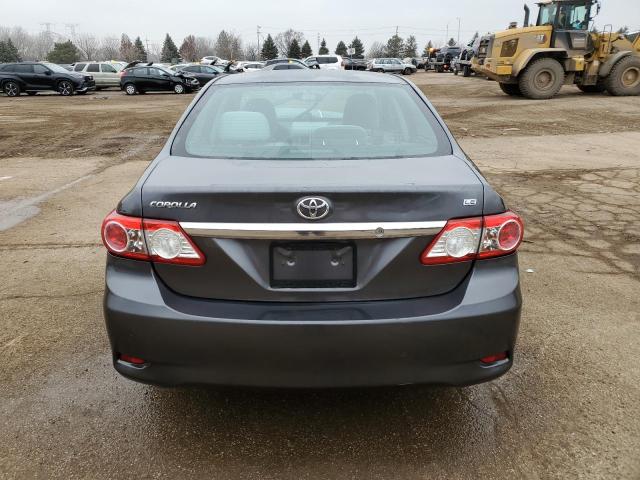 2T1BU4EE9BC582956 - 2011 TOYOTA COROLLA LE BASE GRAY photo 6