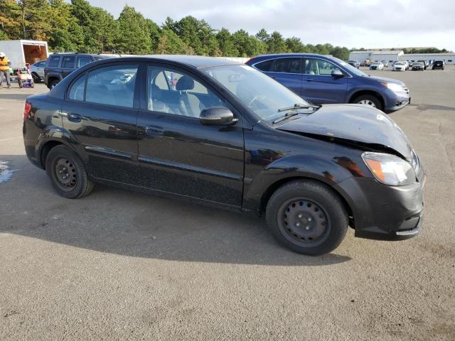 KNADH4A35A6650125 - 2010 KIA RIO LX BLACK photo 4