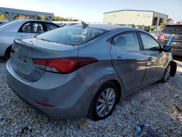 KMHDH4AE7FU415776 - 2015 HYUNDAI ELANTRA SE GRAY photo 3