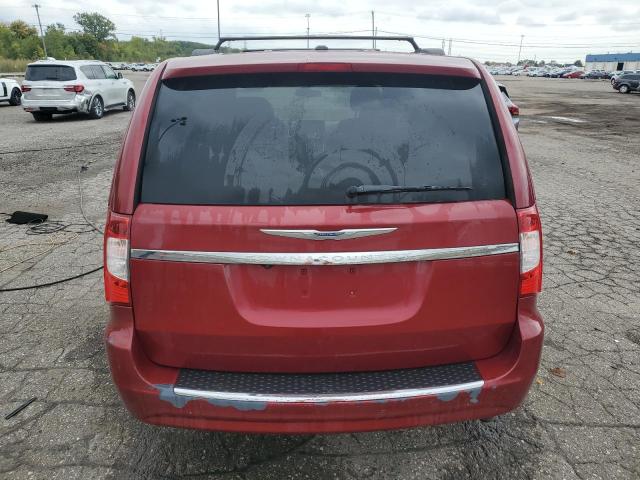 2A4RR8DG7BR656010 - 2011 CHRYSLER TOWN & COU TOURING L RED photo 6
