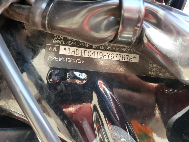 1HD1FC4198Y677678 - 2008 HARLEY-DAVIDSON FLHTCUI RED photo 9