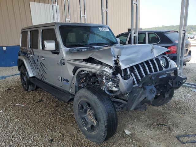 1C4JJXP61MW643478 - 2021 JEEP WRANGLER U SAHARA 4XE SILVER photo 4