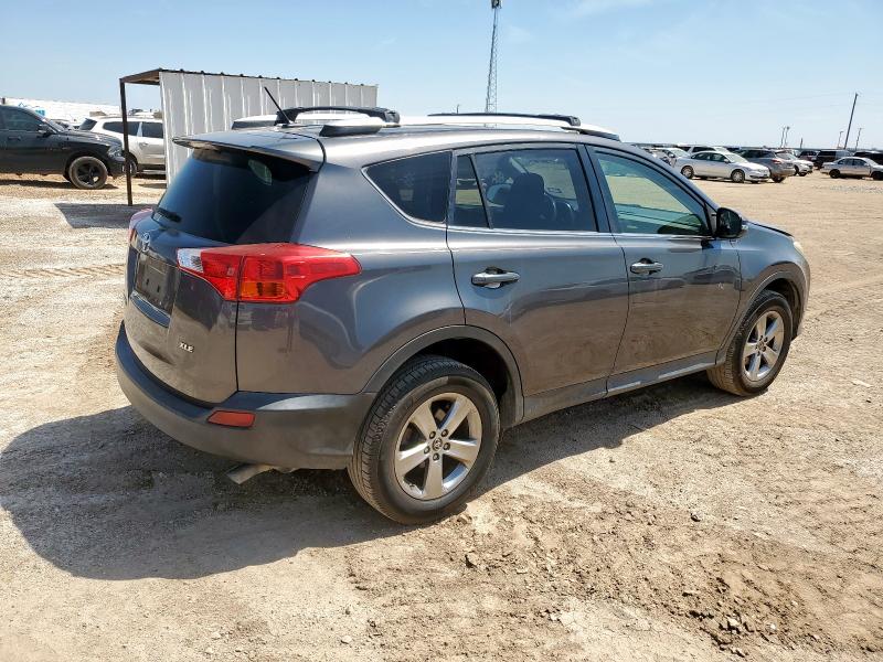 JTMWFREV3FJ026239 - 2015 TOYOTA RAV4 XLE GRAY photo 3