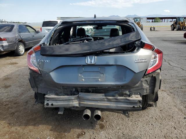 SHHFK7H95JU215973 - 2018 HONDA CIVIC SPORT TOURING GRAY photo 6