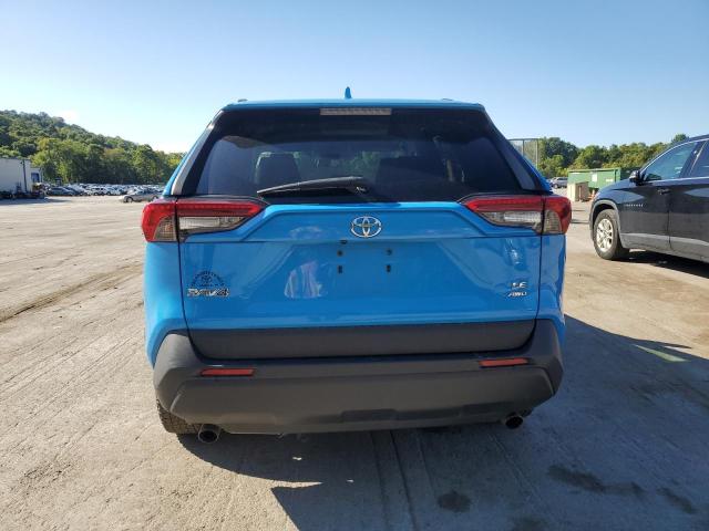 2T3G1RFV3KC016499 - 2019 TOYOTA RAV4 LE BLUE photo 6