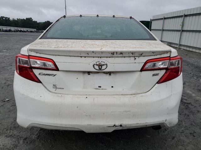 4T1BF1FK6CU559504 - 2012 TOYT CAMRY BASE WHITE photo 6