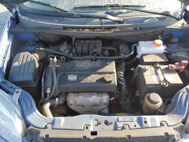 KL1TD56668B218672 - 2008 CHEVROLET AVEO BASE BLUE photo 11