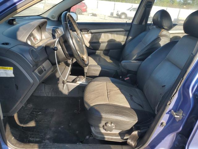 KL1TD56668B218672 - 2008 CHEVROLET AVEO BASE BLUE photo 7