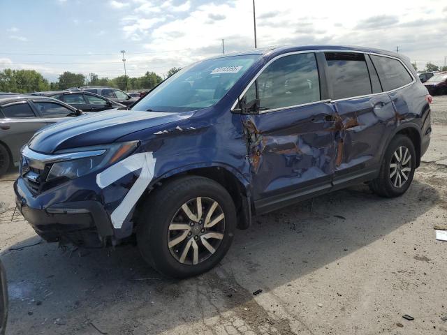 5FNYF6H45KB017957 - 2019 HONDA PILOT EXL Blau Foto 1