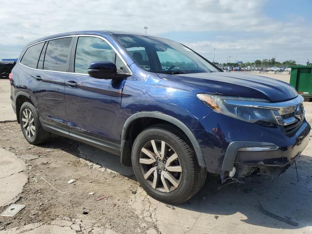 5FNYF6H45KB017957 - 2019 HONDA PILOT EXL Blau Foto 4