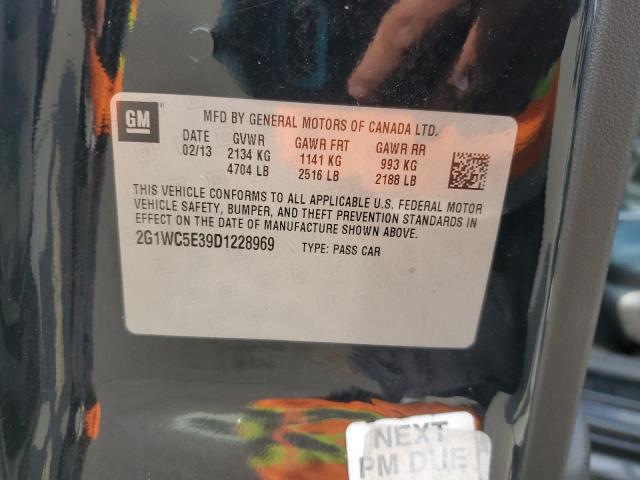 2G1WC5E39D1228969 - 2013 CHEVROLET IMPALA LTZ BLACK photo 13