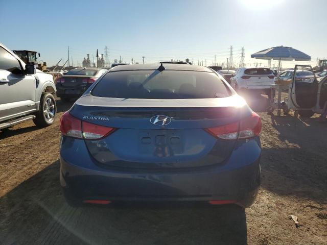 KMHDH4AE0DU993621 - 2013 HYUNDAI ELANTRA GLS BLUE photo 6