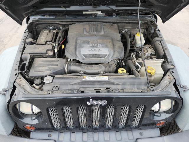 1C4AJWAG7CL167619 - 2012 JEEP WRANGLER SPORT BLACK photo 12