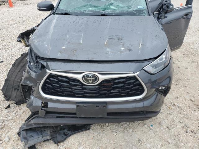 5TDGZRAH2LS004257 - 2020 TOYOTA HIGHLANDER XLE GRAY photo 12