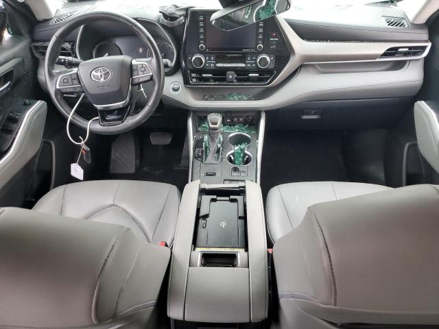 5TDGZRAH2LS004257 - 2020 TOYOTA HIGHLANDER XLE GRAY photo 8