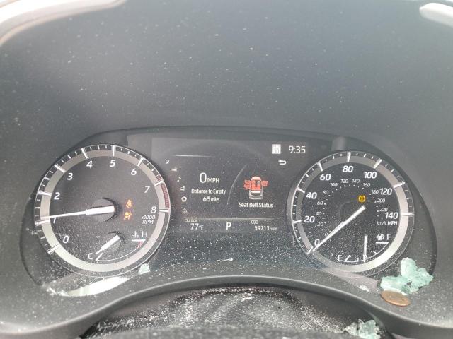 5TDGZRAH2LS004257 - 2020 TOYOTA HIGHLANDER XLE GRAY photo 9