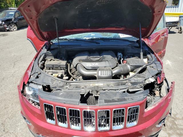 1C4RJFAG9EC233075 - 2014 JEEP GRAND CHEROKEE LAREDO ბურგუნდია ფოტო 12