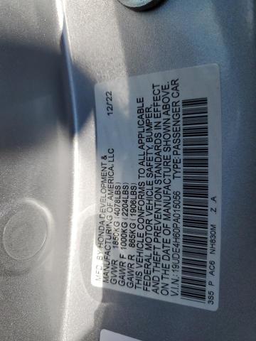 19UDE4H60PA015056 - 2023 ACURA INTEGRA A-SPEC TECH SILVER photo 12