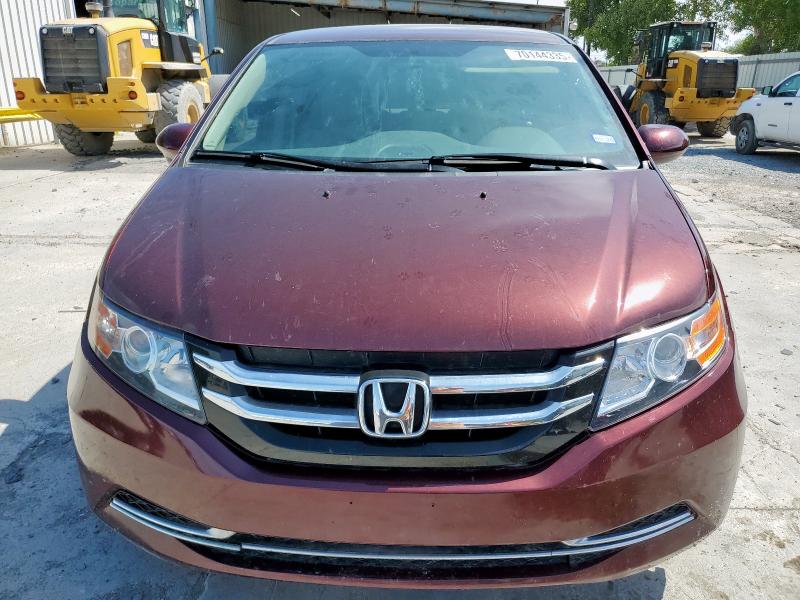 5FNRL5H47GB086227 - 2016 HONDA ODYSSEY EX MAROON photo 5