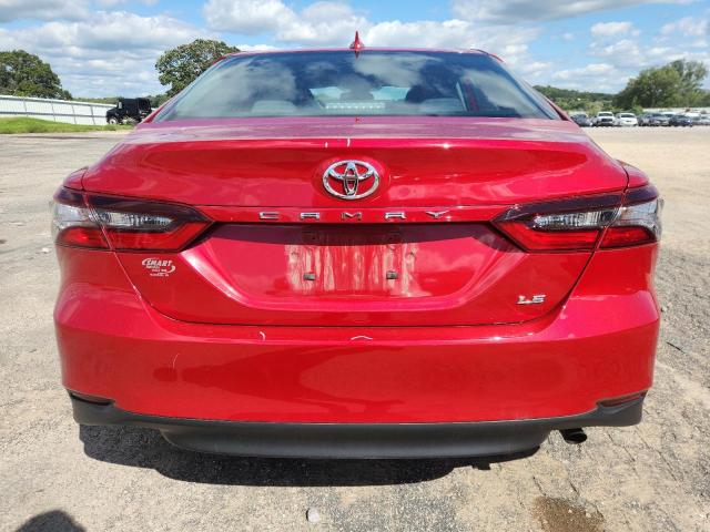 4T1C11AK3PU183635 - 2023 TOYOTA CAMRY LE RED photo 6