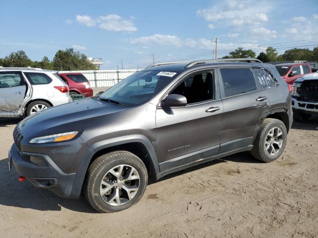 1C4PJMBS9EW192878 - 2014 JEEP CHEROKEE TRAILHAWK GRAY photo 1