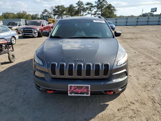 1C4PJMBS9EW192878 - 2014 JEEP CHEROKEE TRAILHAWK GRAY photo 5