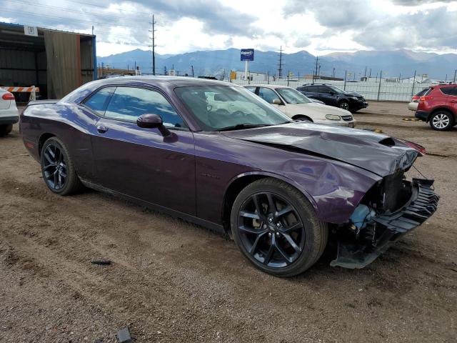 2C3CDZBT5NH207231 - 2022 DODGE CHALLENGER R/T PURPLE photo 4