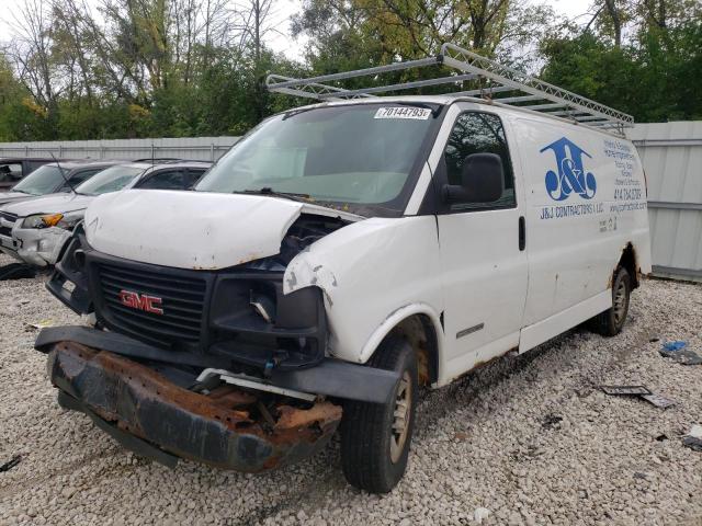 1GTGG29U361148593 - 2006 GMC SAVANA G2500 WHITE photo 1