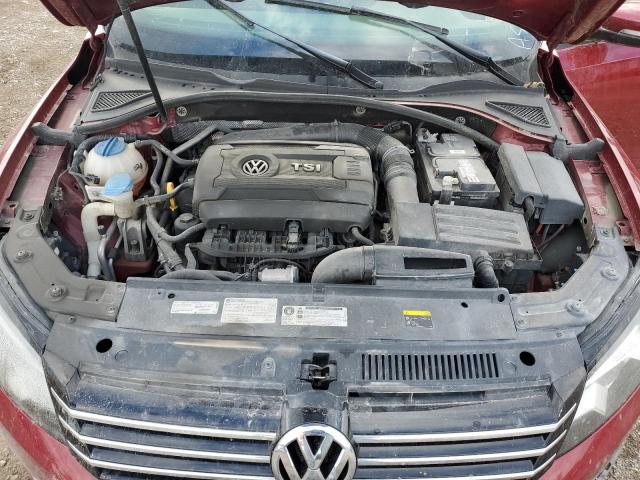 1VWAT7A32FC058466 - 2015 VOLKSWAGEN PASSAT S RED photo 11