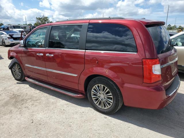 2C4RC1CG8ER303456 - 2014 CHRYSLER TOWN & COU TOURING L RED photo 2