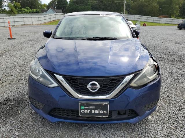 3N1AB7AP9KY352119 - 2019 NISSAN SENTRA S BLUE photo 5