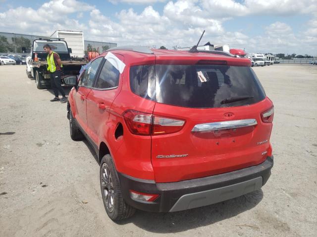 MAJ6S3KL1KC303521 - 2019 FORD ECOSPORT TITANIUM RED photo 2