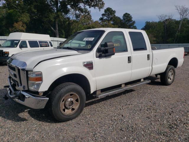 1FTWW31R78EB87940 - 2008 FORD F350 SRW SUPER DUTY WHITE photo 1