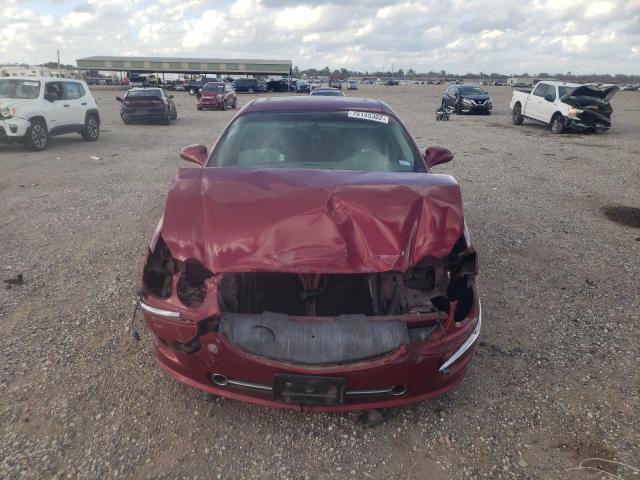2G4WN58C781210758 - 2008 BUICK LACROSSE SUPER SERIES RED photo 5