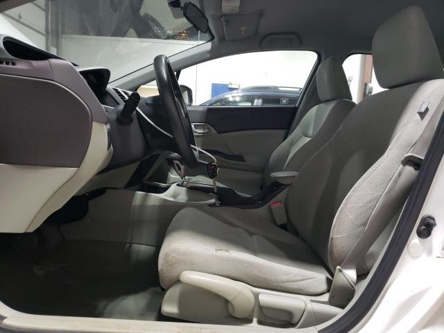 19XFB2F52CE030048 - 2012 HONDA CIVIC LX WHITE photo 7