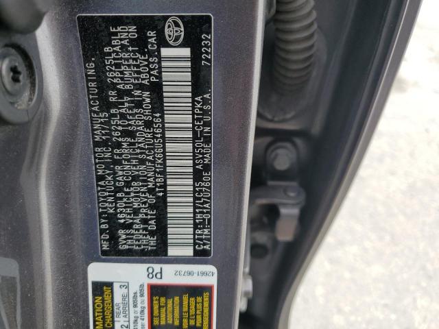 4T1BF1FK6GU546564 - 2016 TOYOTA CAMRY LE 灰色 照片 12