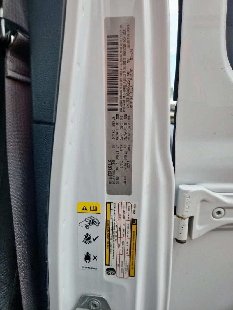 1C4HJXDN4KW592078 - 2019 JEP WRANGLER UNLIMITED SPORT Weiß Foto 13