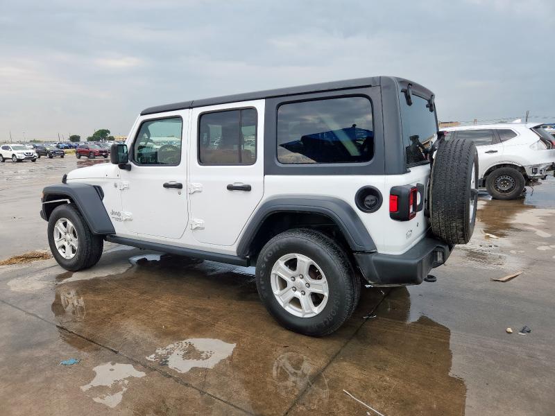 1C4HJXDN4KW592078 - 2019 JEP WRANGLER UNLIMITED SPORT Weiß Foto 2
