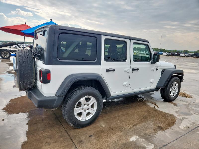 1C4HJXDN4KW592078 - 2019 JEP WRANGLER UNLIMITED SPORT Weiß Foto 3
