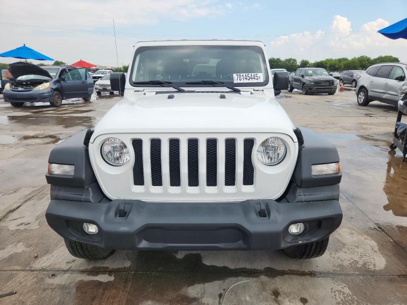 1C4HJXDN4KW592078 - 2019 JEP WRANGLER UNLIMITED SPORT Weiß Foto 5