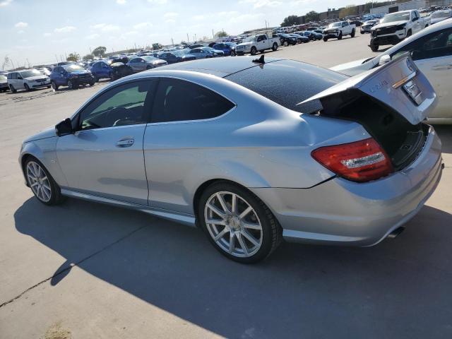 WDDGJ4HB5DG046936 - 2013 MERCEDES-BENZ C 250 SILVER photo 2