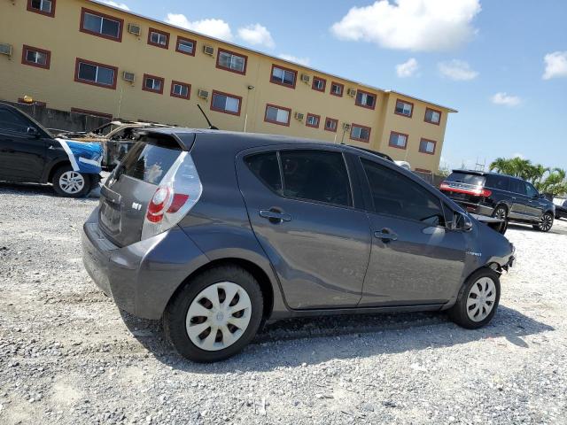 JTDKDTB33D1555563 - 2013 TOYOTA PRIUS C GRAY photo 3