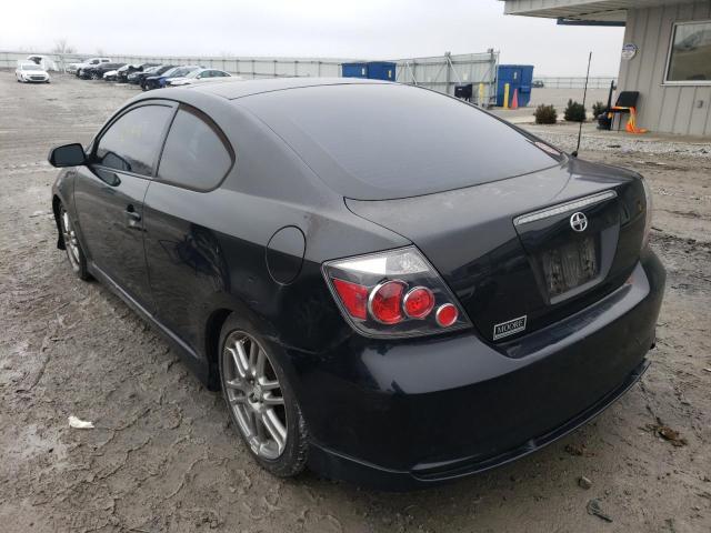 JTKDE167280272244 - 2008 TOYOTA SCION TC BLACK photo 2