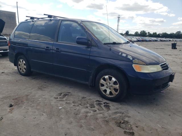 5FNRL186X3B028665 - 2003 HONDA ODYSSEY EX BLUE photo 4