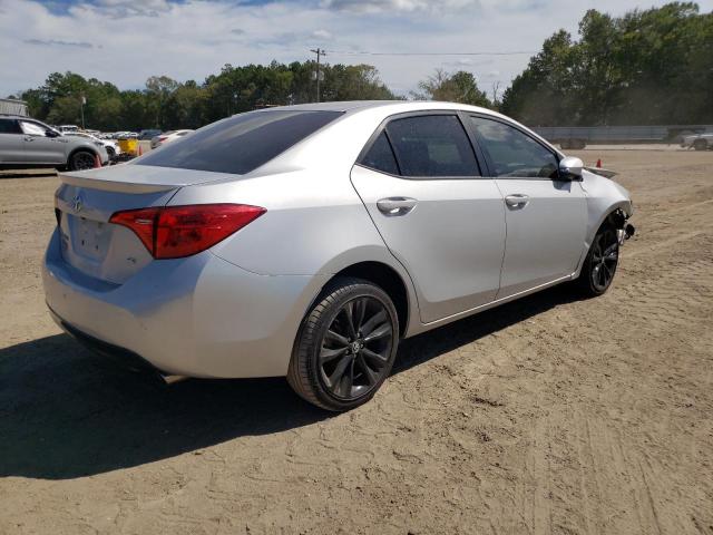 5YFBURHE9KP948438 - 2019 TOYOTA COROLLA L SILVER photo 3